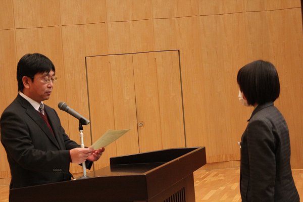 ３学期　始業式を行いました