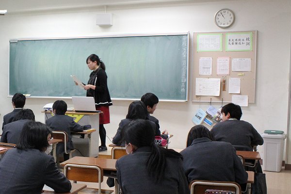 授業風景　１年２組・３組