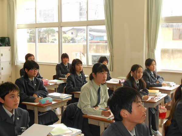 １年生の授業が始まりました。