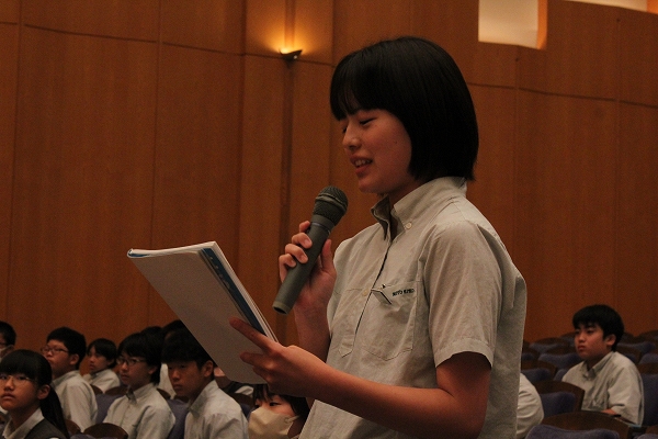 「令和７年度高校合格体験発表会」を実施しました。