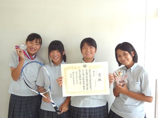 女子ソフトテニス部　準優勝！！