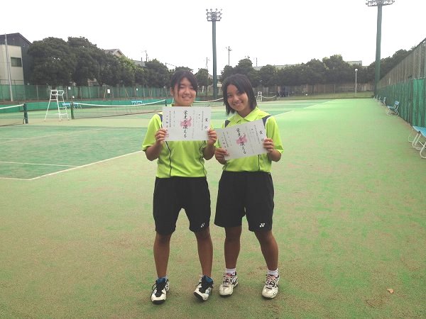 女子テニス部　中央地区大会に向けて！！