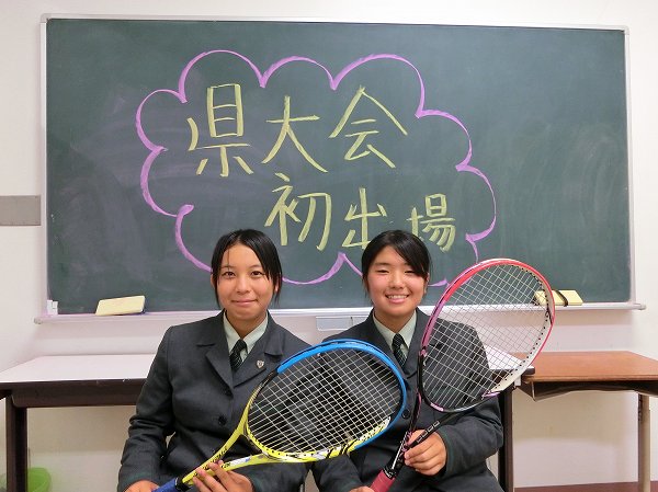 女子ソフトテニス部　県大会出場　決定！！