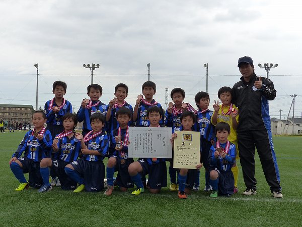 水戸ホーリーホック　EIKO　jr.　茨城県大会　第3位