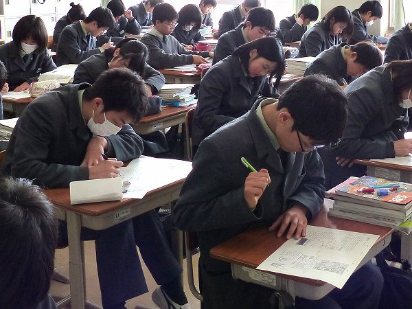 県立入試まで2週間を切りました