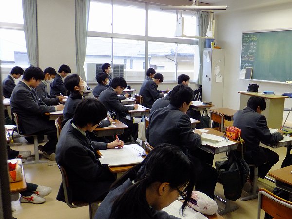 ３学期最後の授業