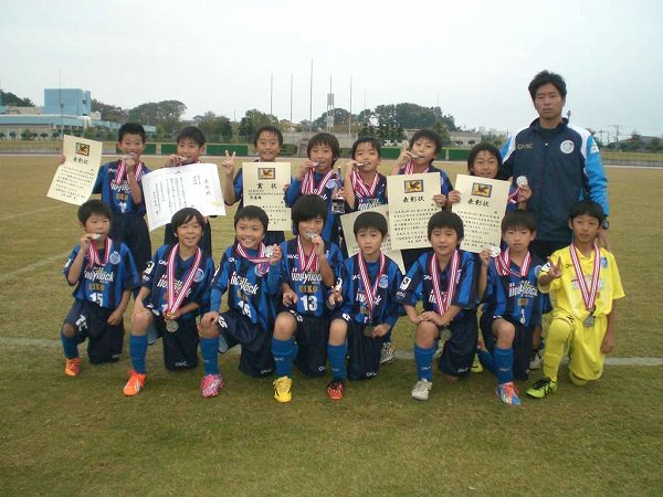 茨城県学年別少年サッカー大会　低学年（U-10）の部　準優勝！