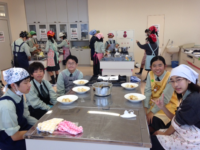 （技術家庭科）調理実習　美味しくできました！