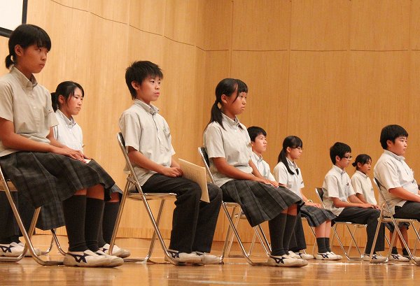 生徒会役員選挙及び立会演説会，新人戦壮行会が行われました！！