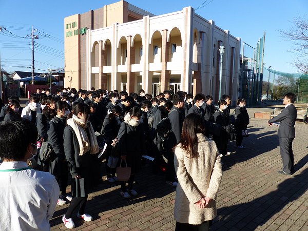３学年、葵陵高校・啓明高校の入試が終わりました
